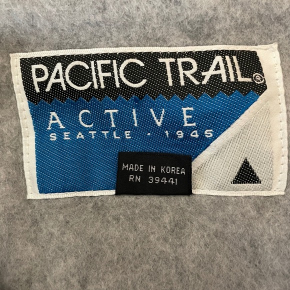 Vintage Pacific Trail Active Blue Ski Jacket Mens Small Fleece Lined Retro 90s - Picture 6 of 10